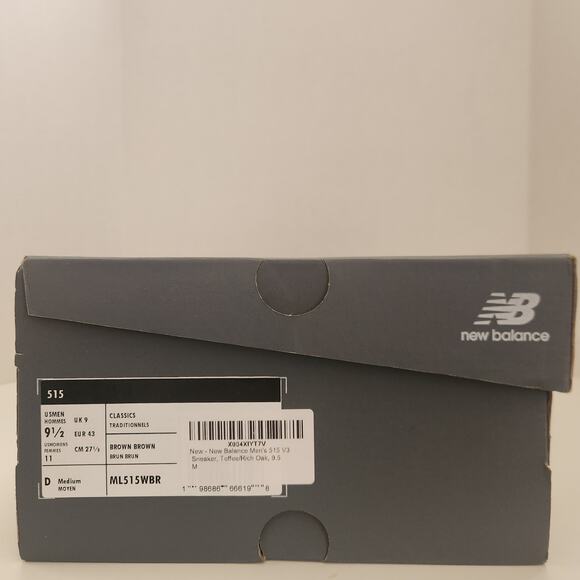 New Balance Men\'s 515 V3 Sneaker, Toffee/Rich Oak, 9.5 M